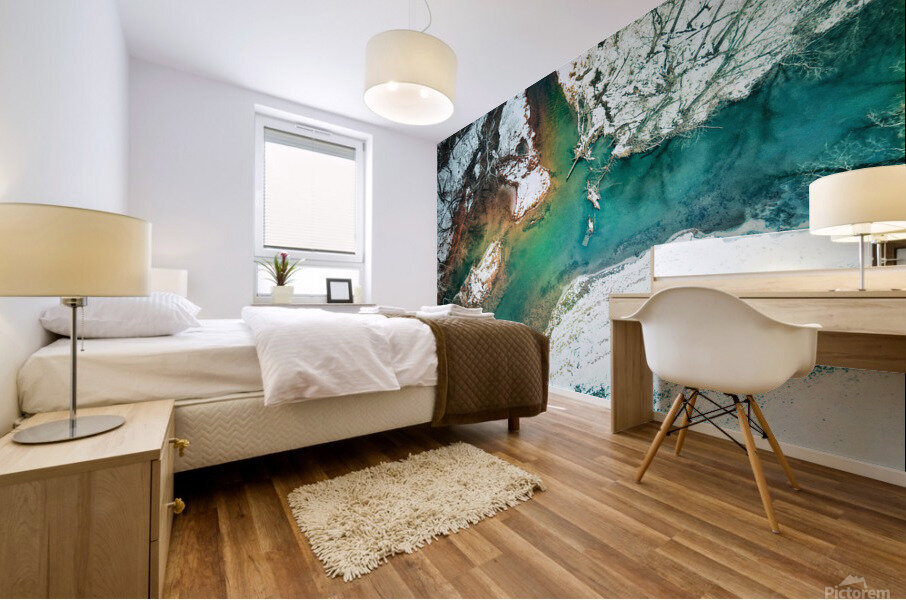 Luminous winter Mural print