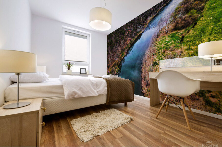 Crystal Flow Mural print