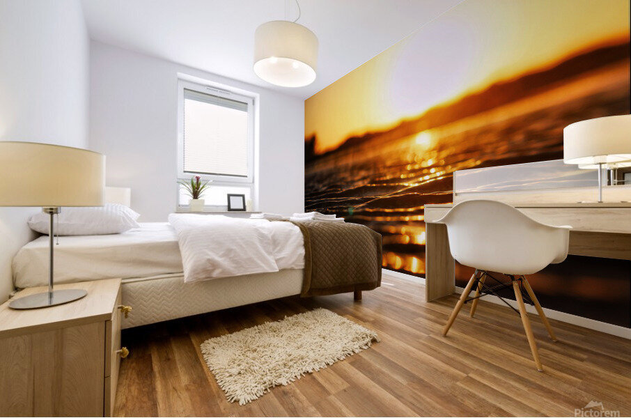Sunny water Mural print