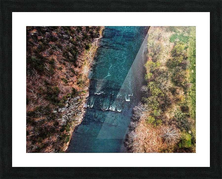 Falling Flow Picture Frame print