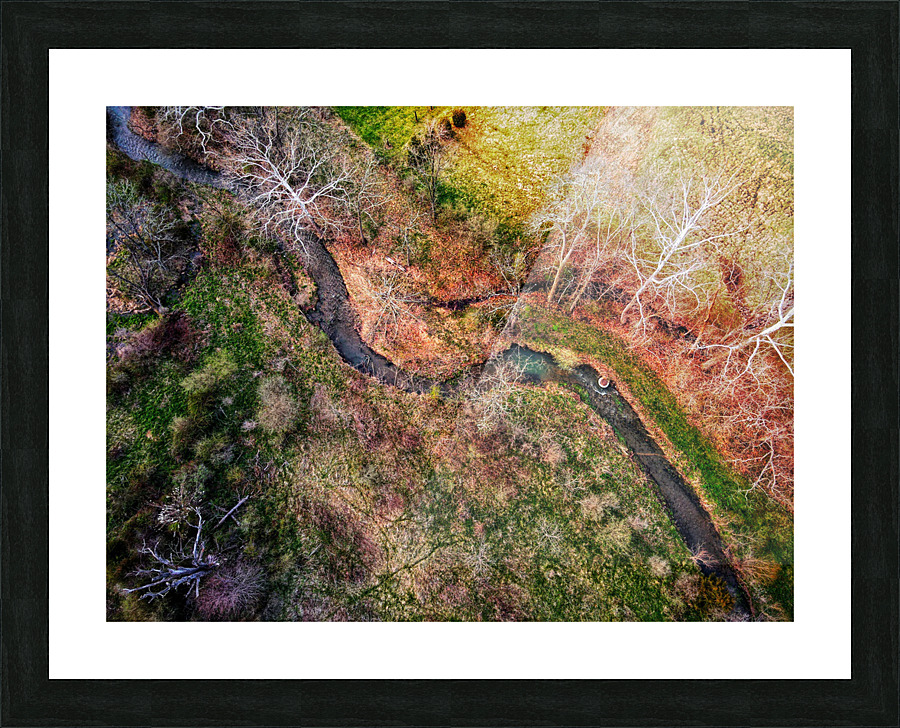 Bend Picture Frame print