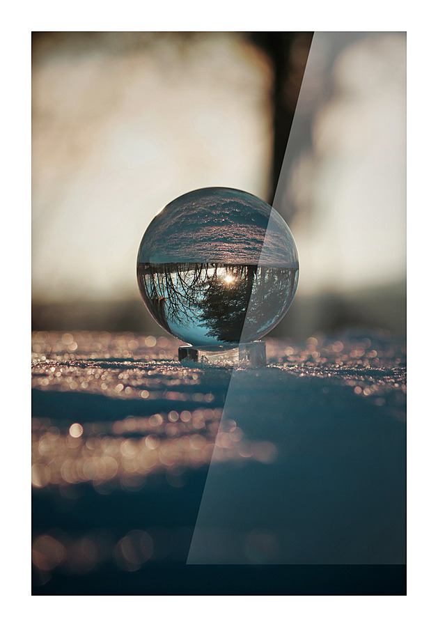 Crystal Glass Picture Frame print