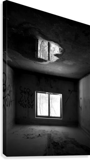 In the sanatorium - window Canvas Print