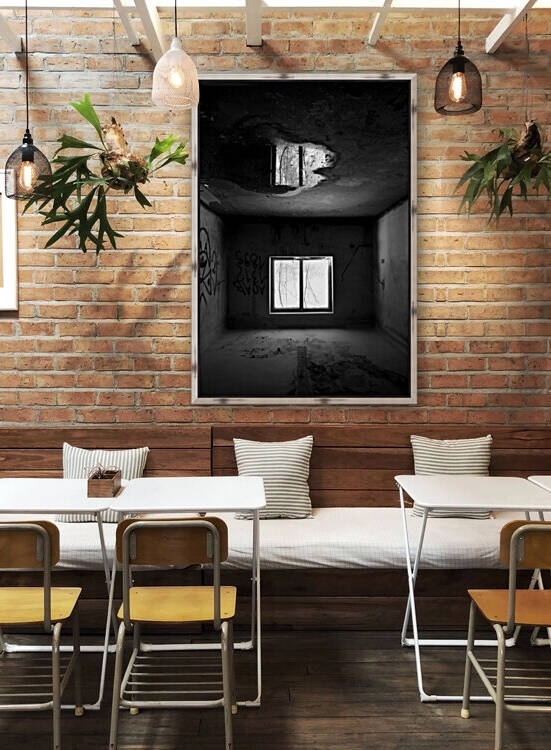 In the sanatorium - window Reproduction