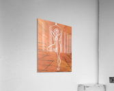Tree Yoga Pose Acrylic Print