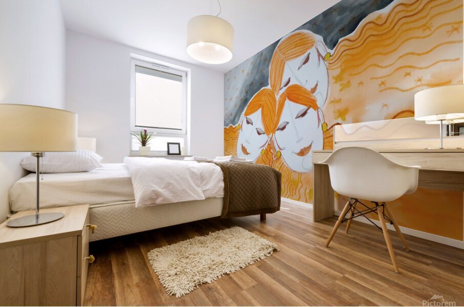 Three Magnificent Fairies Mural print