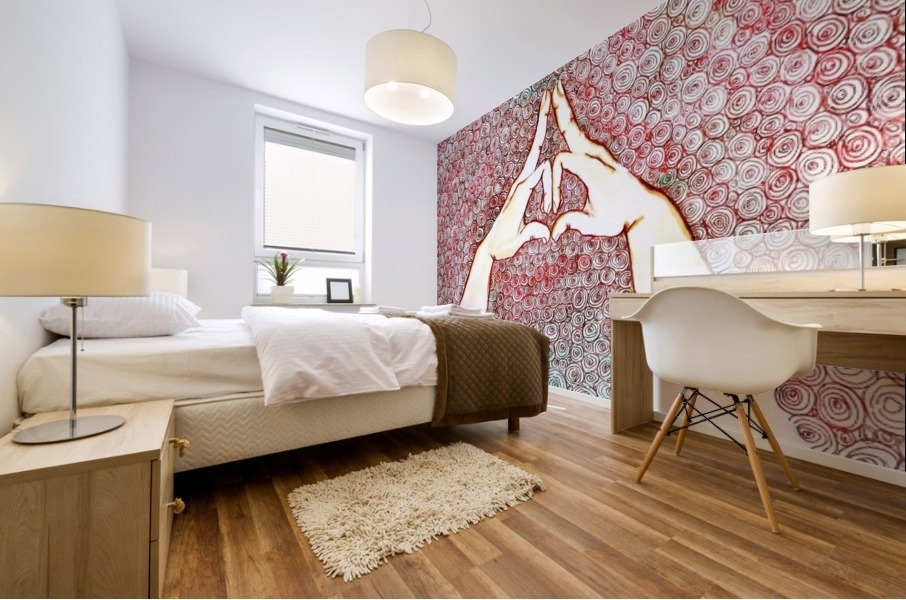 Yoga mudra 01 Mural print