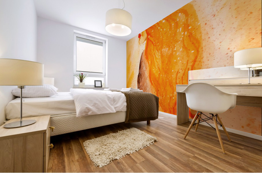 Ginger Girl Mural print