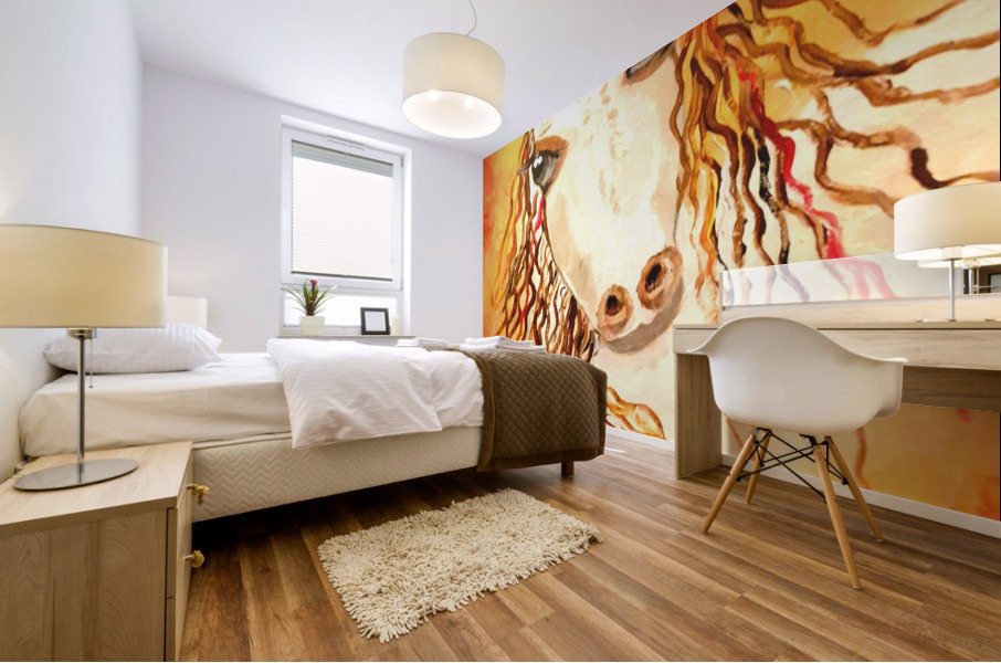 Restless Horse  Mural print