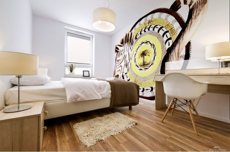Mandala - Tropical Mural print