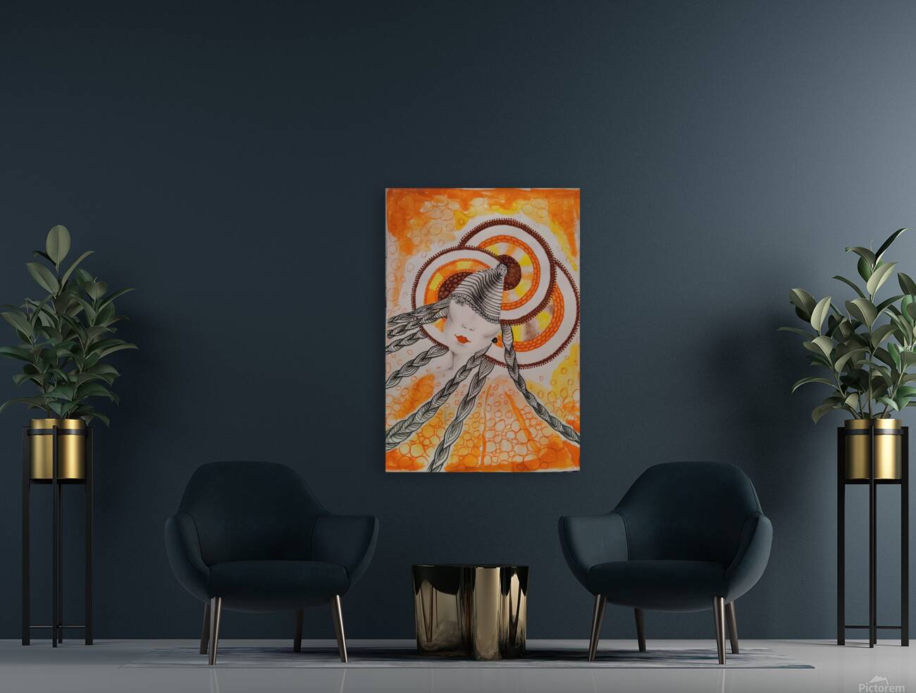 Mandala - Portrait 002 Reproduction