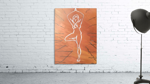 Tree Yoga Pose Wall Preview