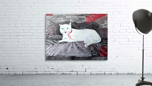 White cat Wall Preview