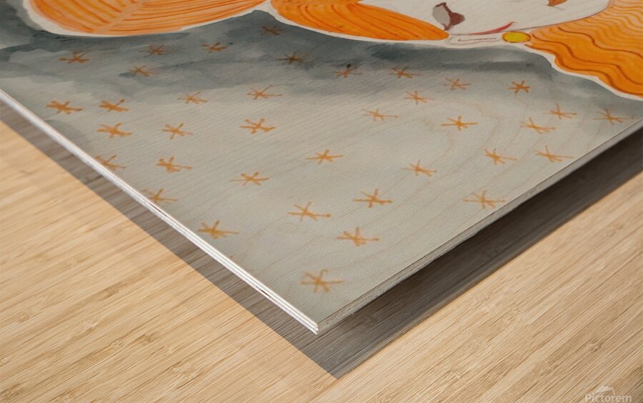 Three Magnificent Fairies Wood print