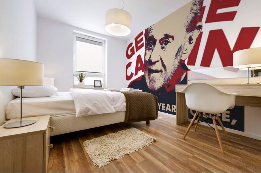 George Carlin 17 Mural print