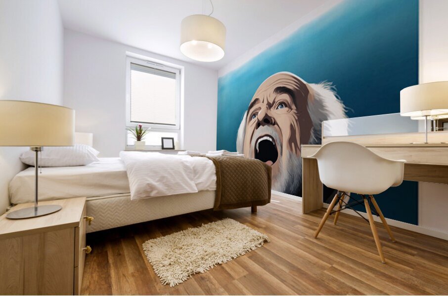 George Carlin 33 Mural print