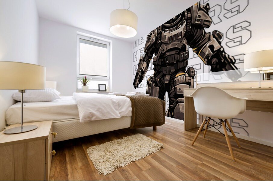 helldivers 5 Mural print
