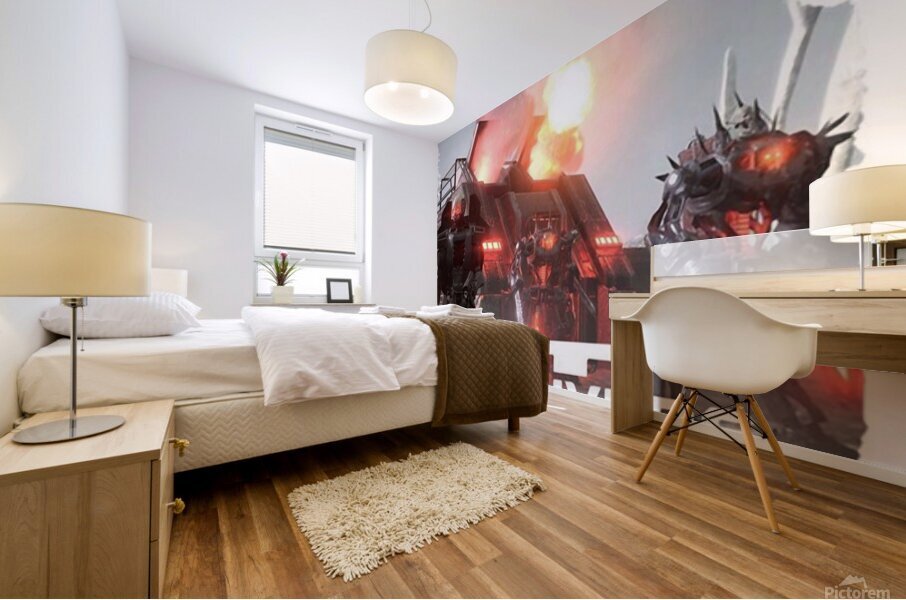 helldivers 10 Mural print