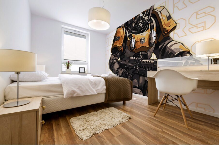 helldivers 33 Mural print