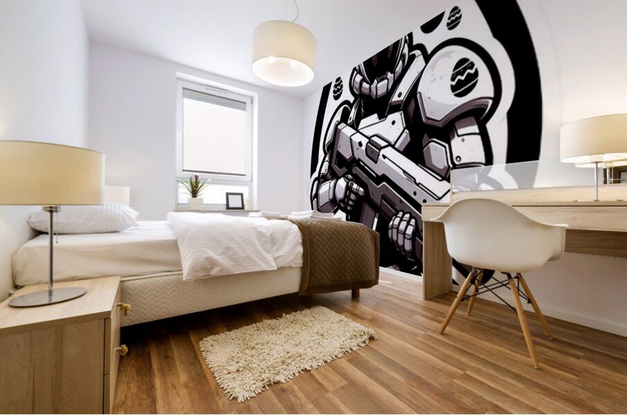 helldivers 47 Mural print