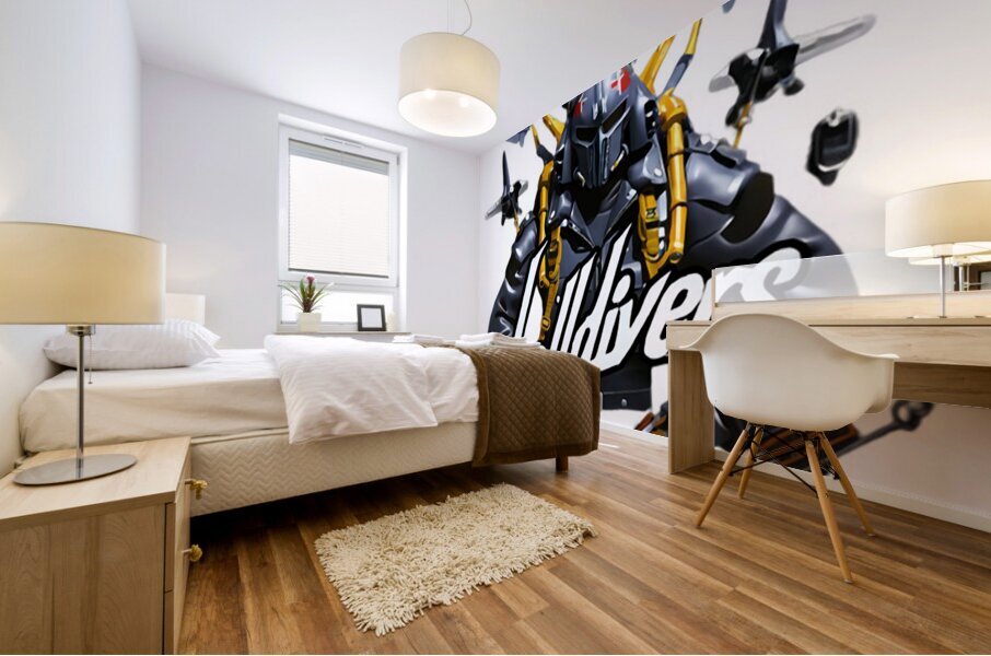 helldivers 2 Mural print