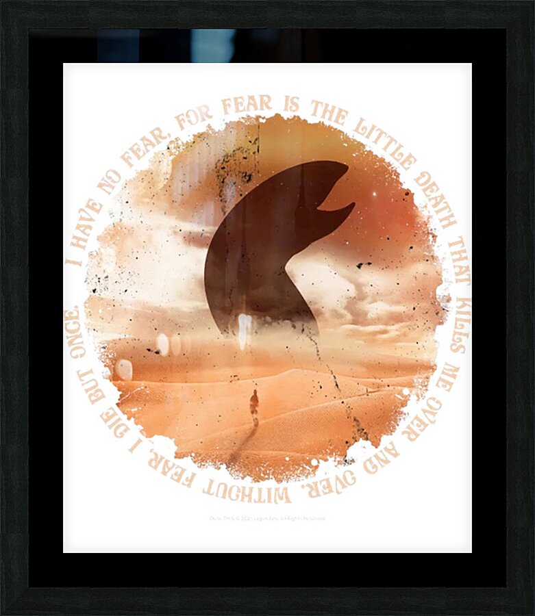 Dune 5 Picture Frame print