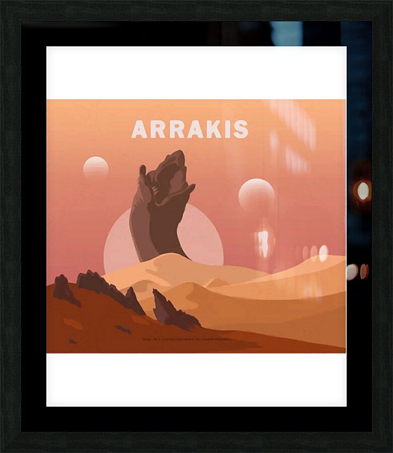 Dune 15 Picture Frame print