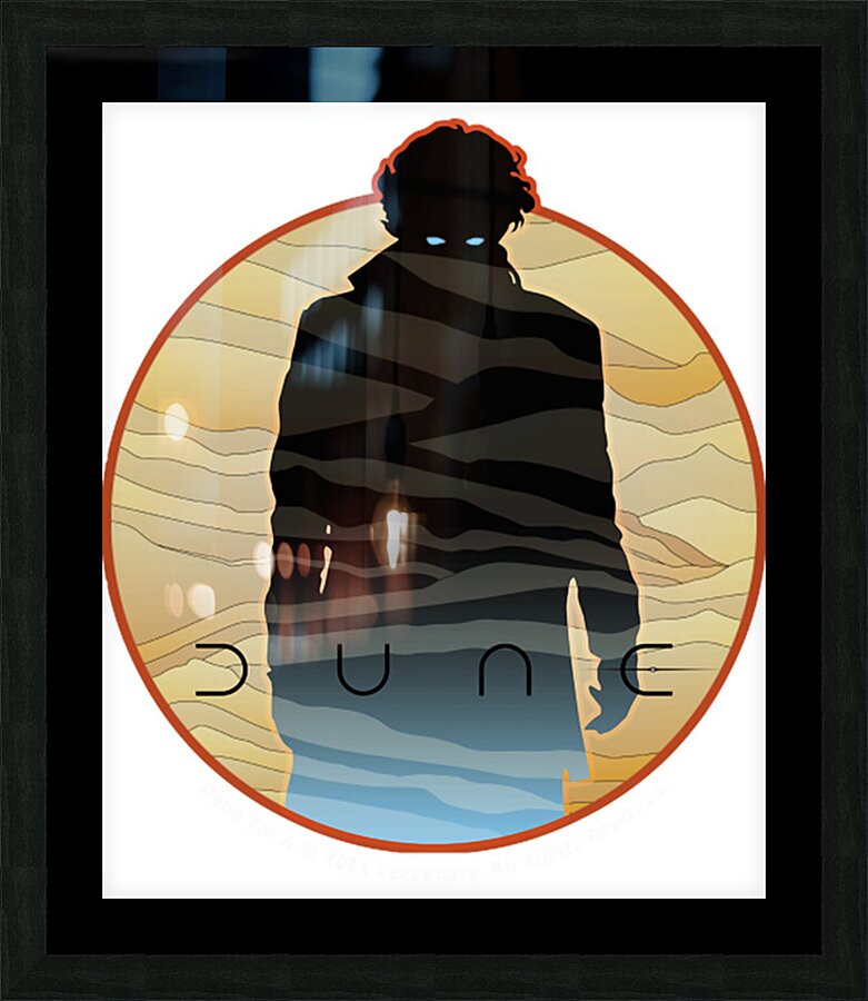 Dune 17 Picture Frame print