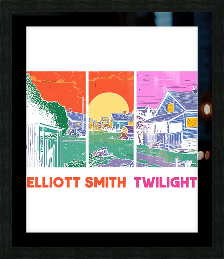 Elliott Smith 9 Picture Frame print