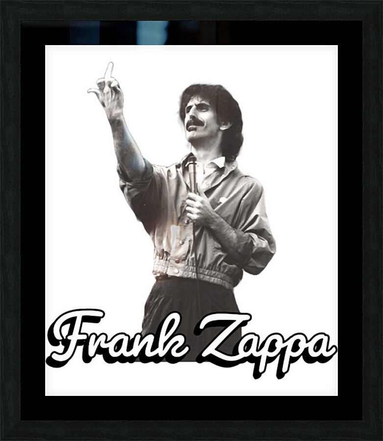 Frank Zappa 13 Picture Frame print