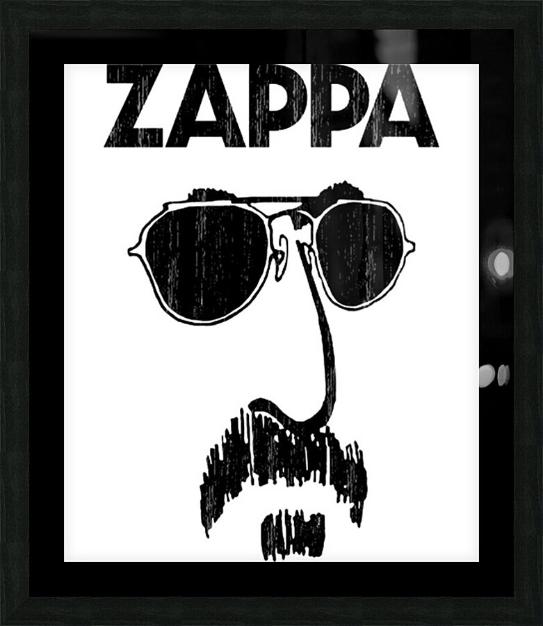 Frank Zappa 17 Picture Frame print