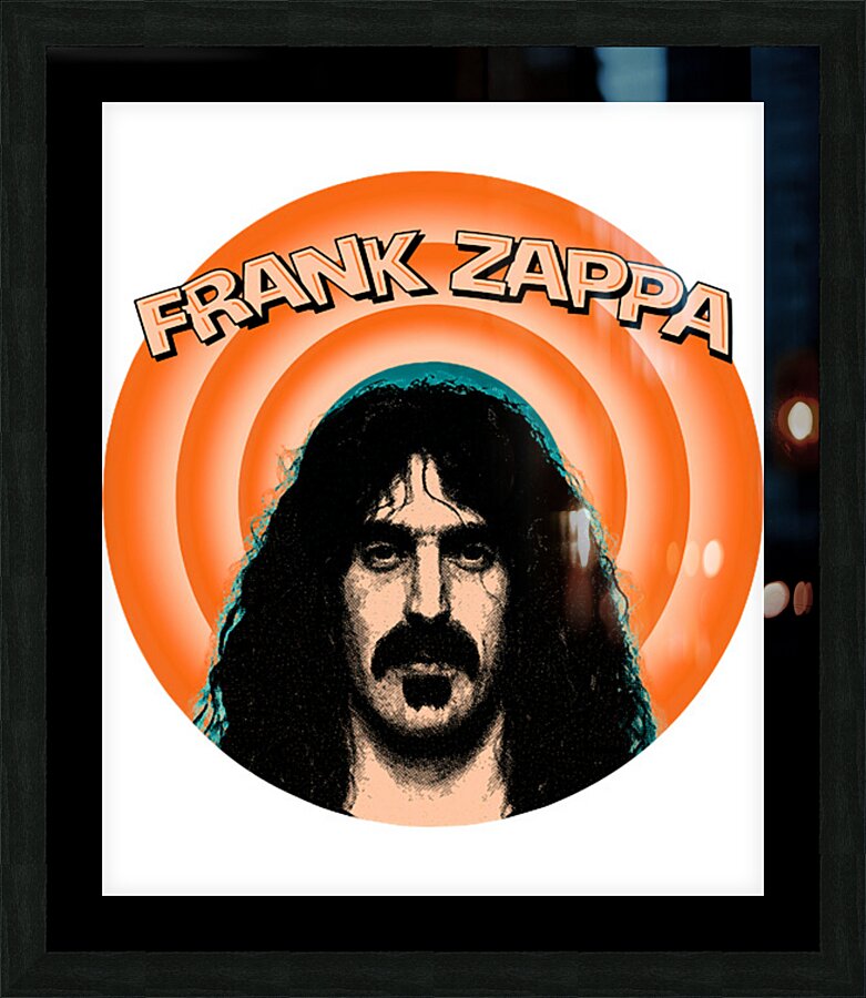 Frank Zappa 21 Picture Frame print