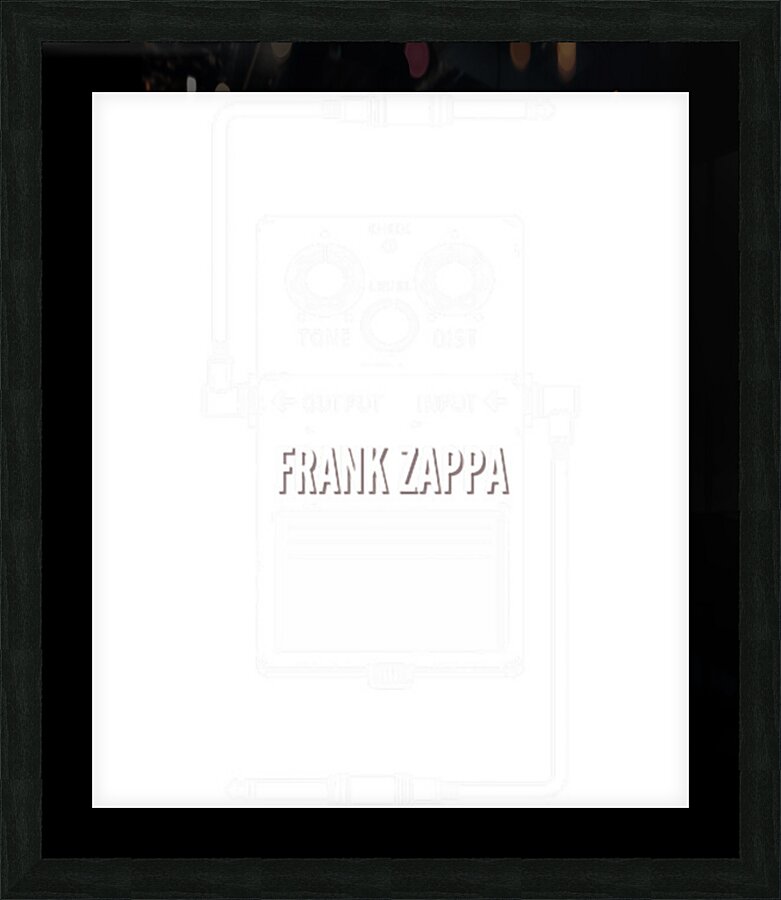 Frank Zappa 35 Picture Frame print