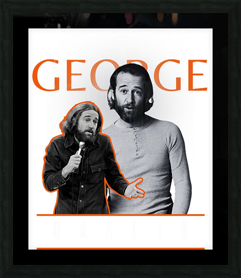 George Carlin 12 Picture Frame print