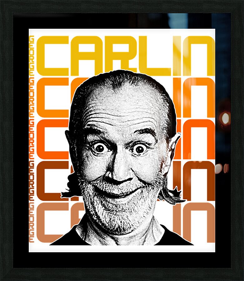 George Carlin 19 Picture Frame print