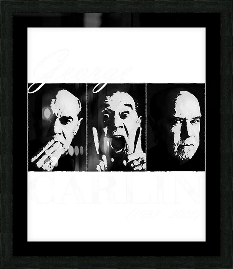George Carlin 23 Picture Frame print