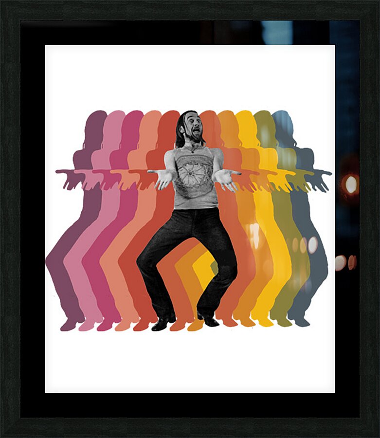 George Carlin 30 Picture Frame print