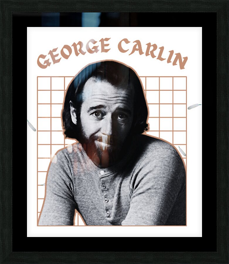 George Carlin 31 Picture Frame print