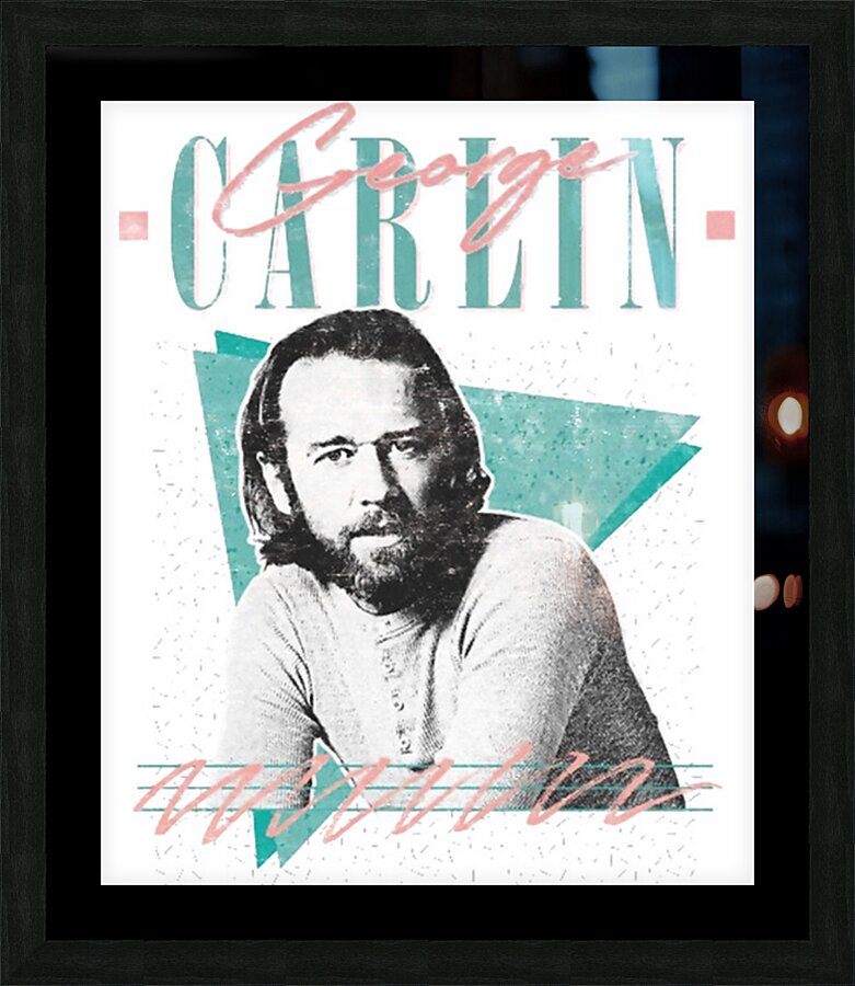 George Carlin 34 Picture Frame print