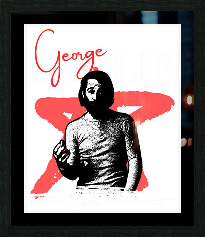 George Carlin 36 Picture Frame print