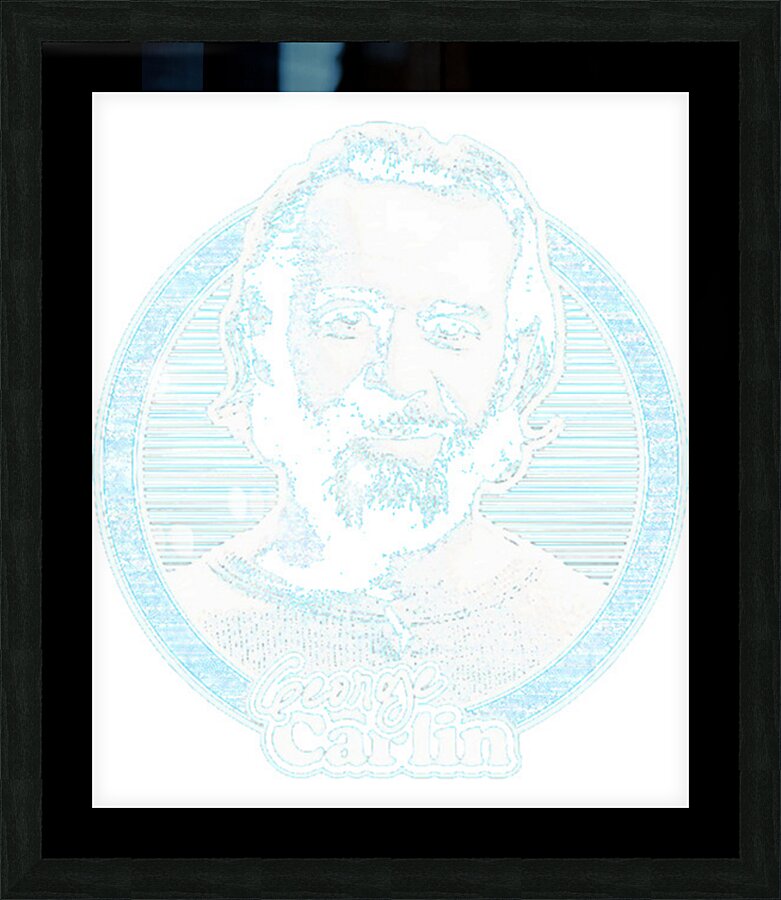 George Carlin 38 Picture Frame print