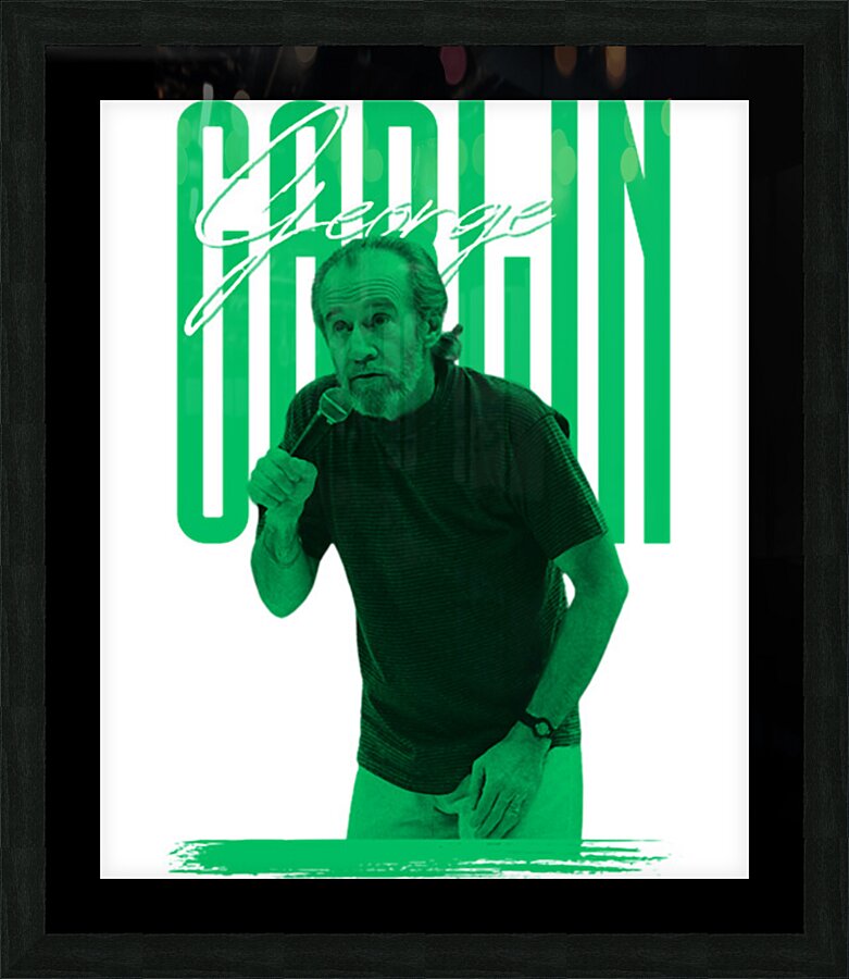 George Carlin 42 Picture Frame print