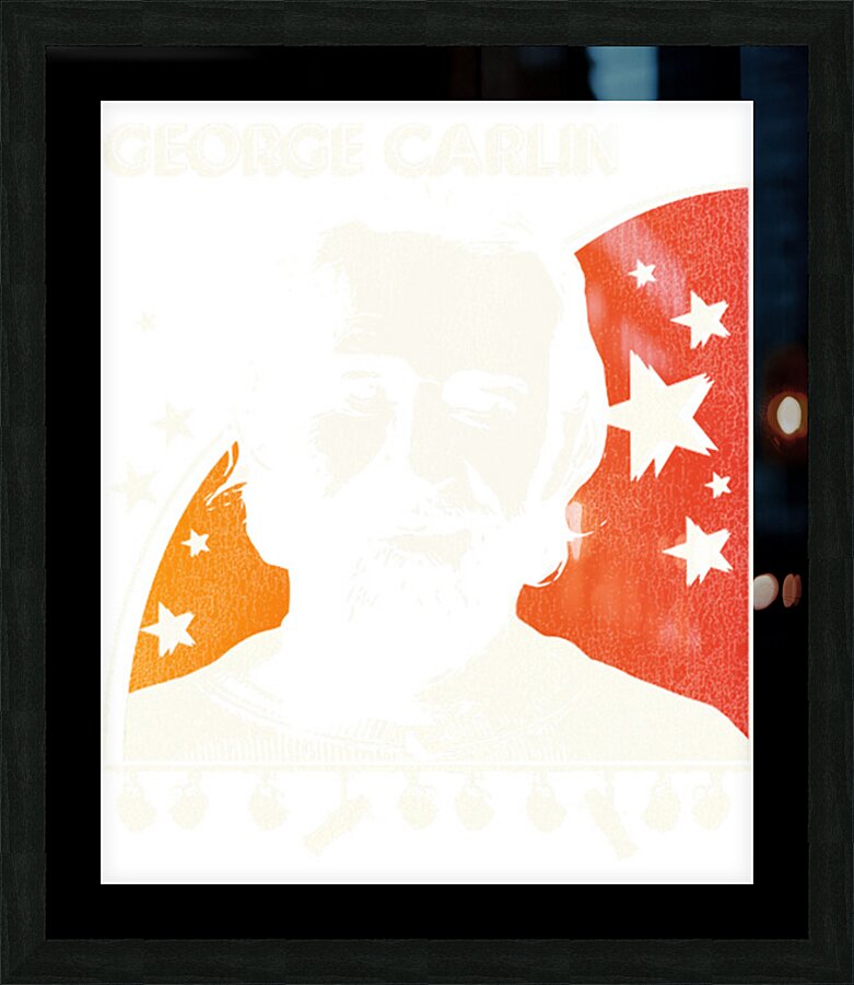 George Carlin 45 Picture Frame print