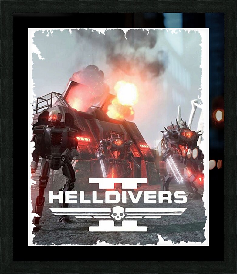 helldivers 10 Picture Frame print