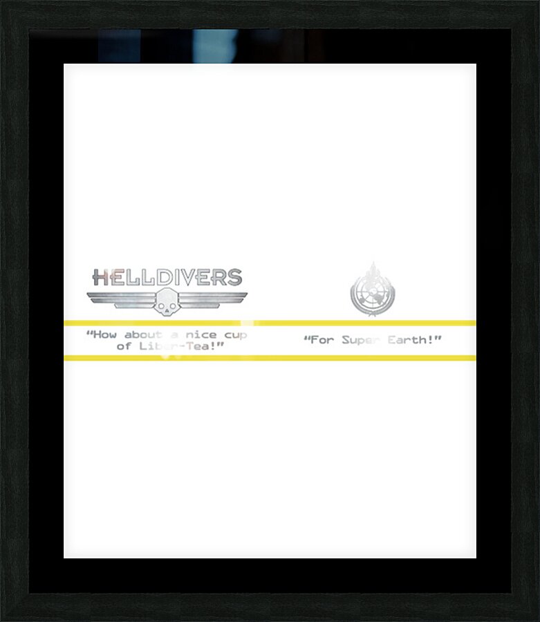 helldivers 18 Picture Frame print