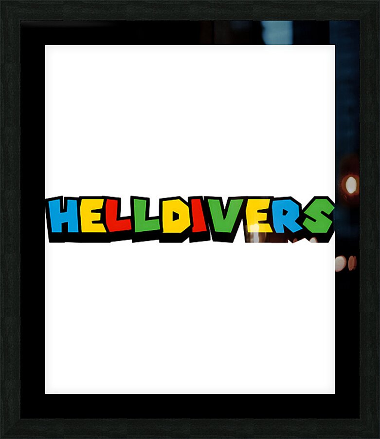 helldivers 21 Picture Frame print