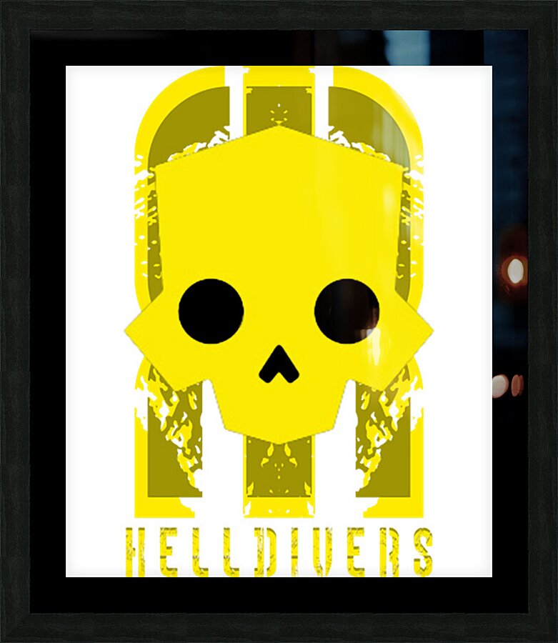 helldivers 24 Picture Frame print