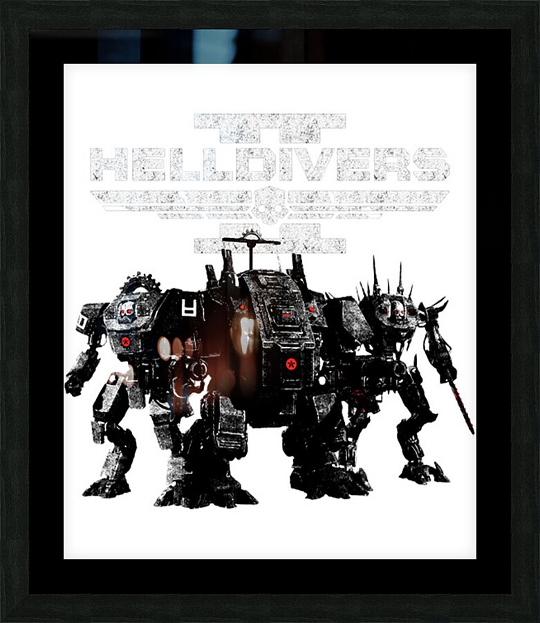 helldivers 26 Picture Frame print