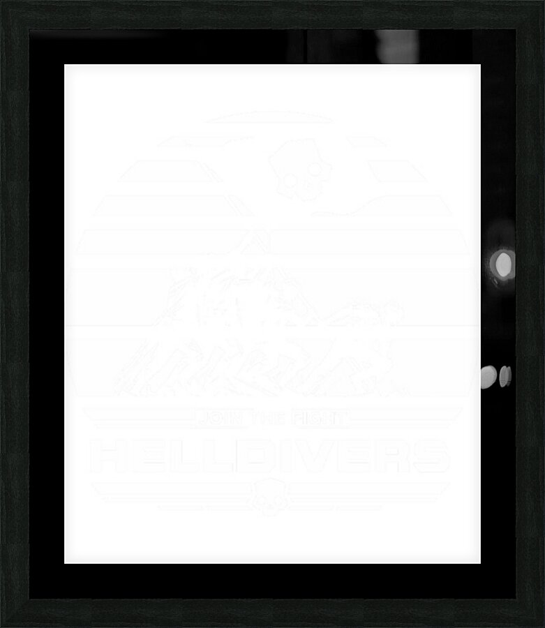 helldivers 28 Picture Frame print