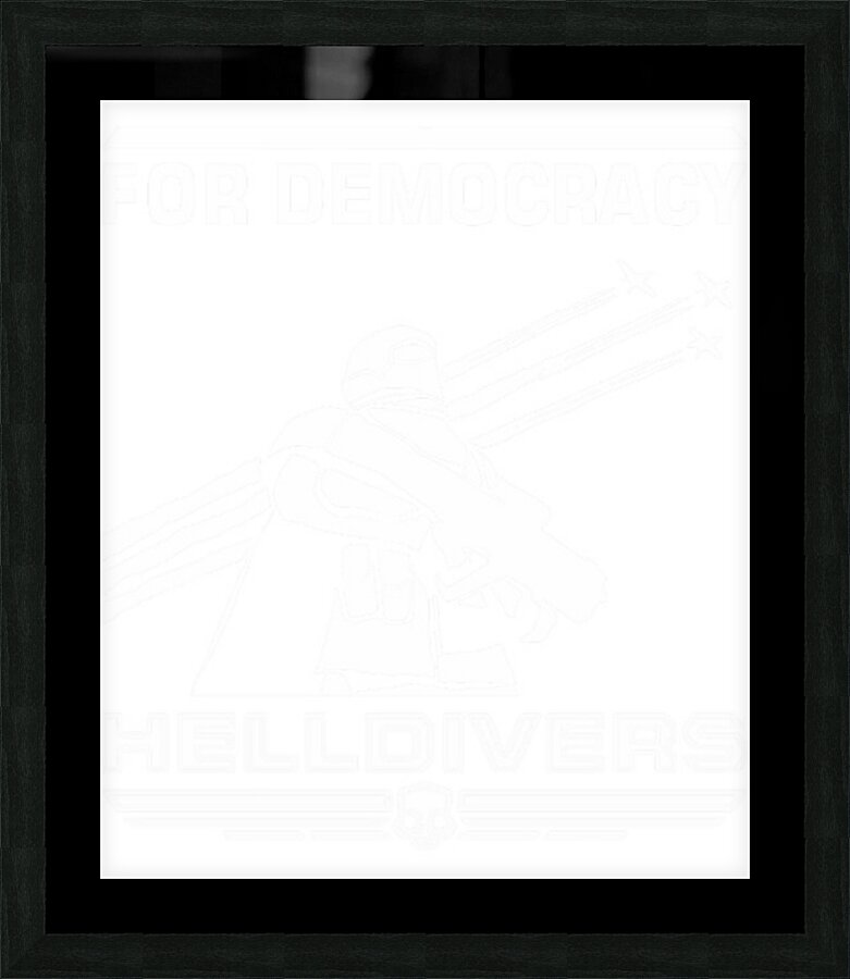 helldivers 30 Picture Frame print
